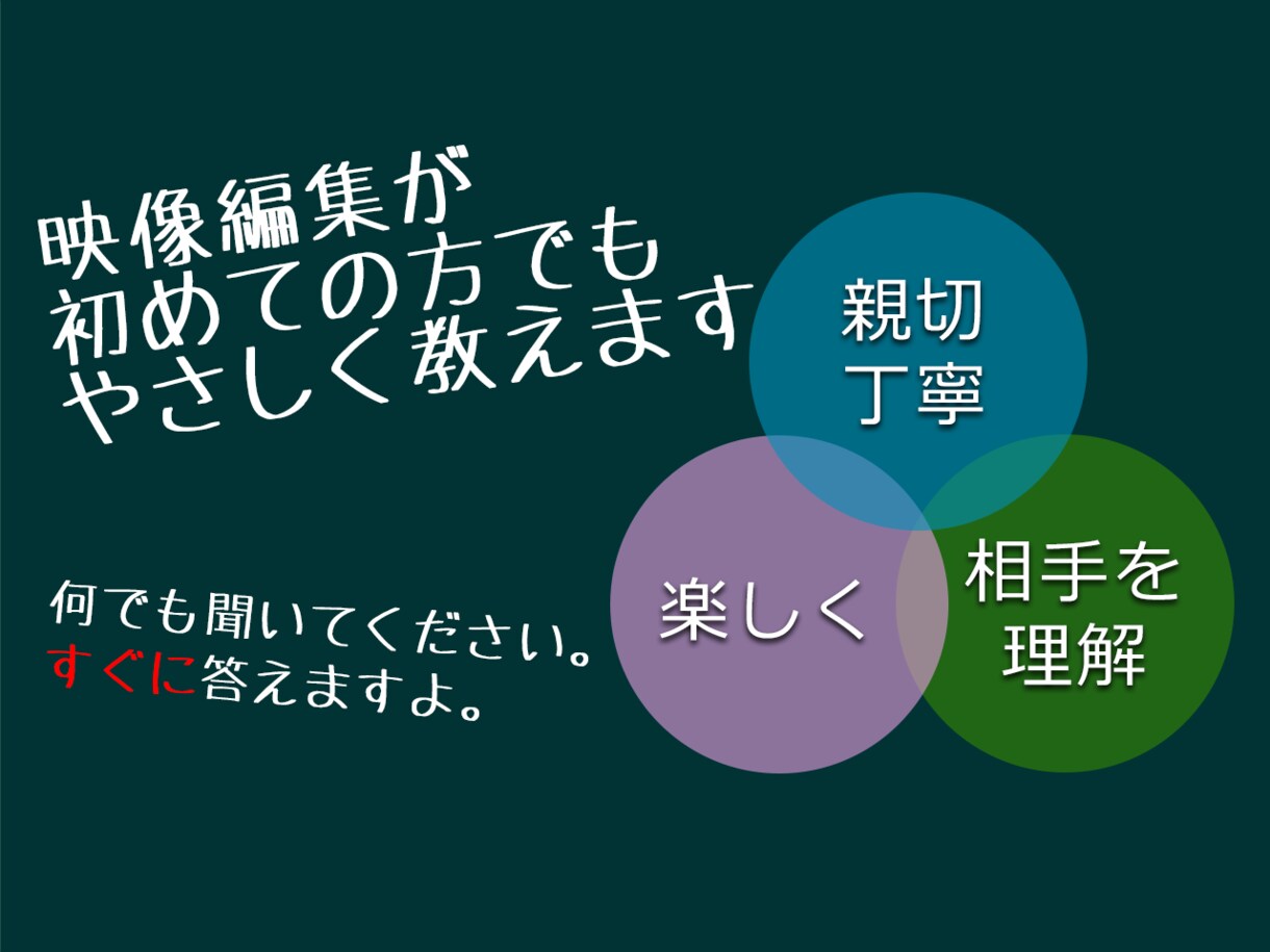 Premiere CCの使い方教えます 基本から上級テクニックまで何でも聞いてください！ イメージ2