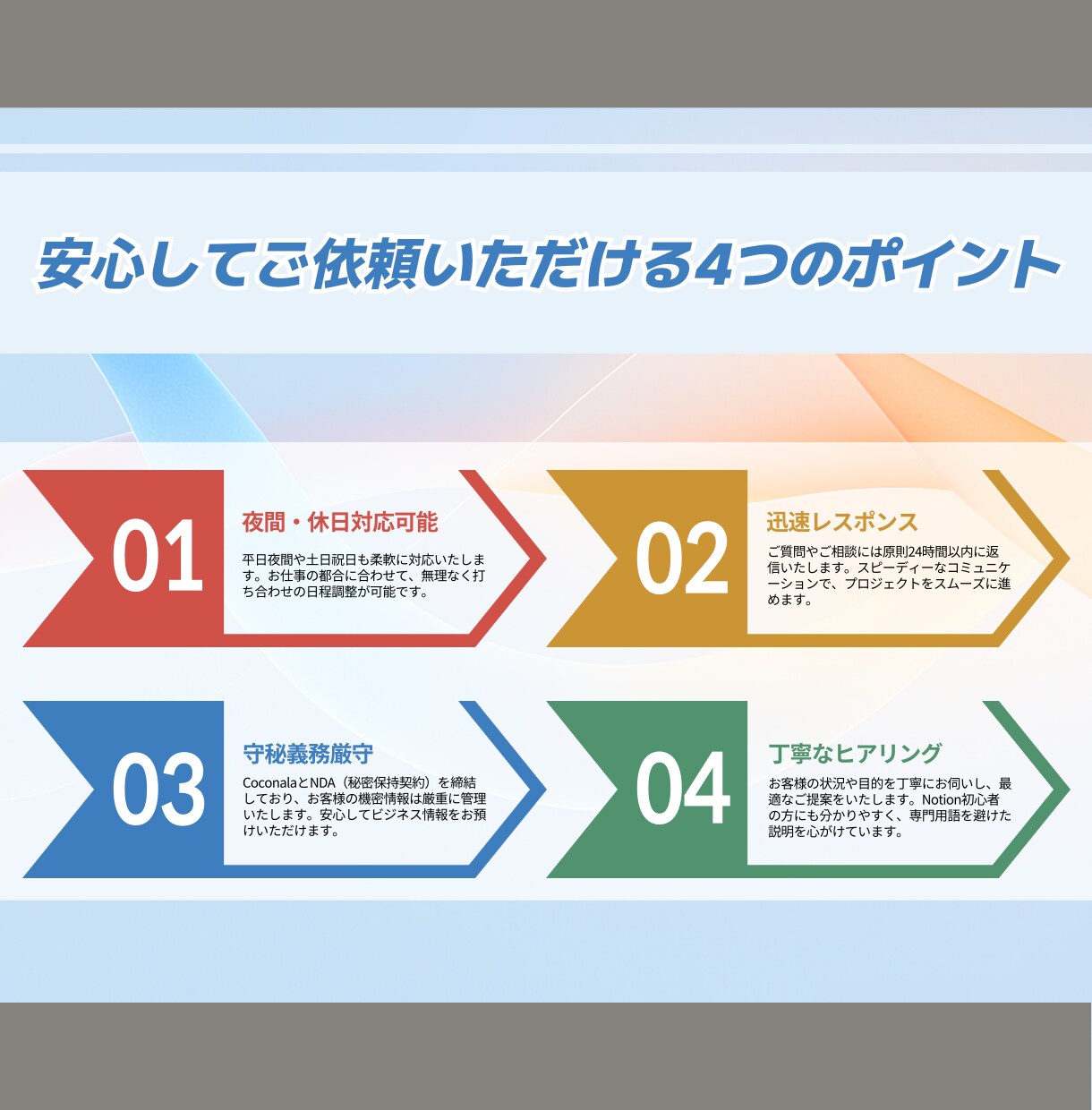 Notionの使い方を60分じっくり教えます Notion AI活用を徹底サポート！認定コンサルの個別指導 イメージ3