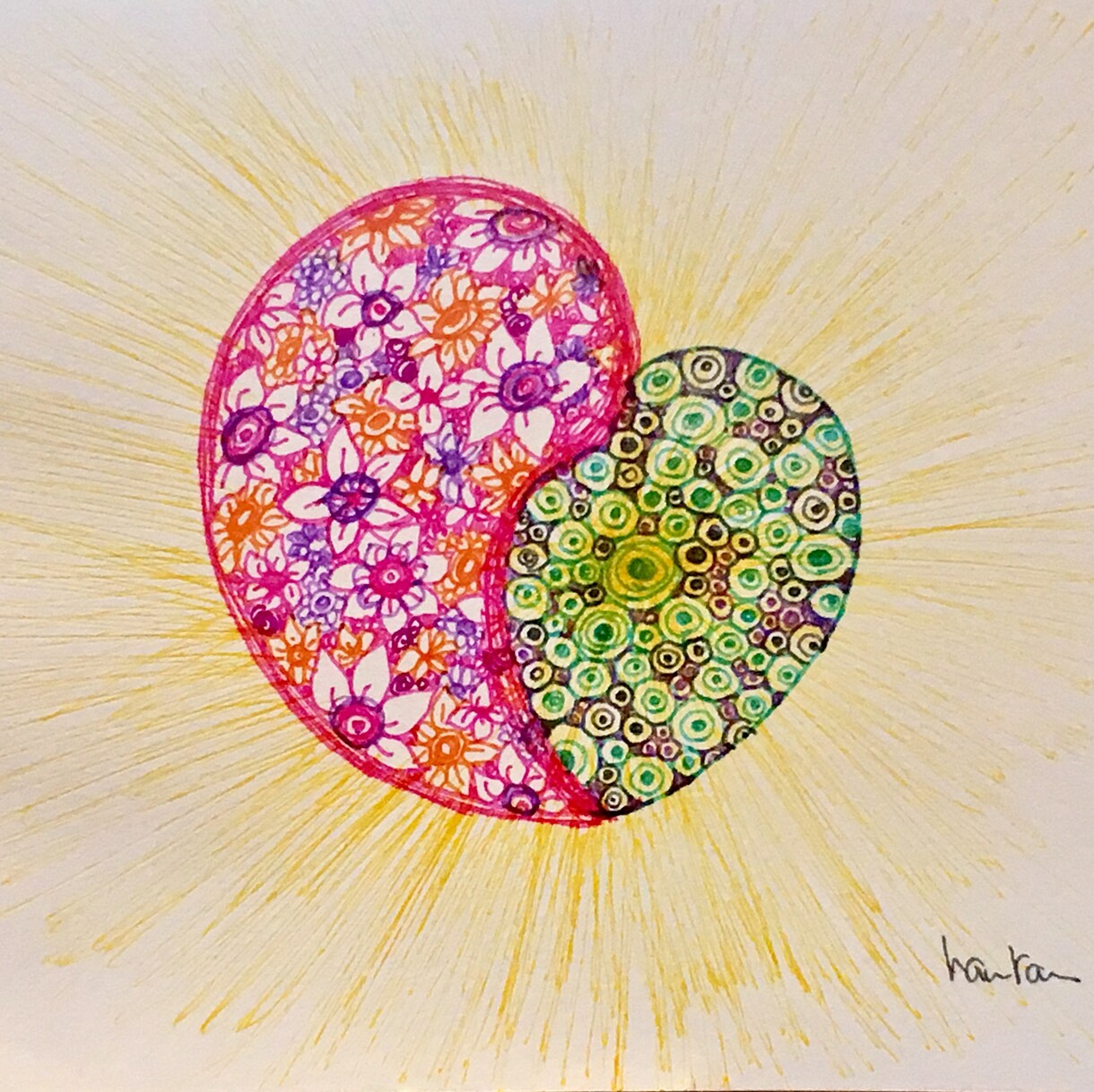 潜在意識を変えるヒーリングアート描きます カウンセリング後フォロー用です イメージ2