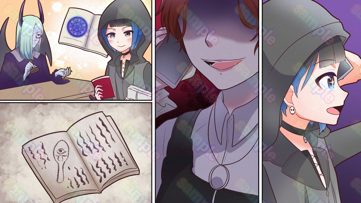 1コマ2750円〜動画やPRに使える漫画を描きます 【商用利用・二次利用可】広告やVTuber活動にご好評です イメージ4