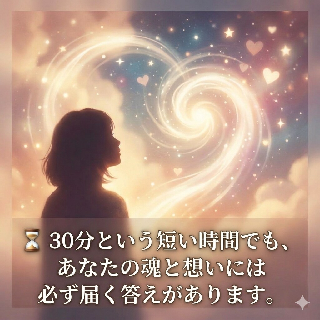 30分鑑定　心の中の想いを霊視で読み解きます あなたの気持ち、やさしく紐解きます イメージ5