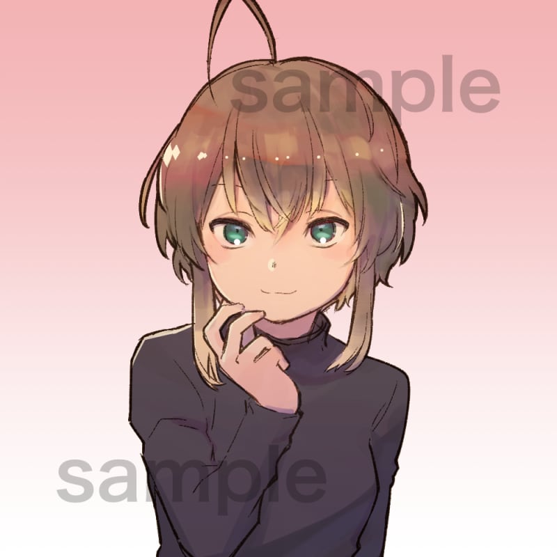 SNS用アイコン、イラストを製作いたします アニメキャラ風のSNSアイコン、イラストを制作いたします！ イメージ5