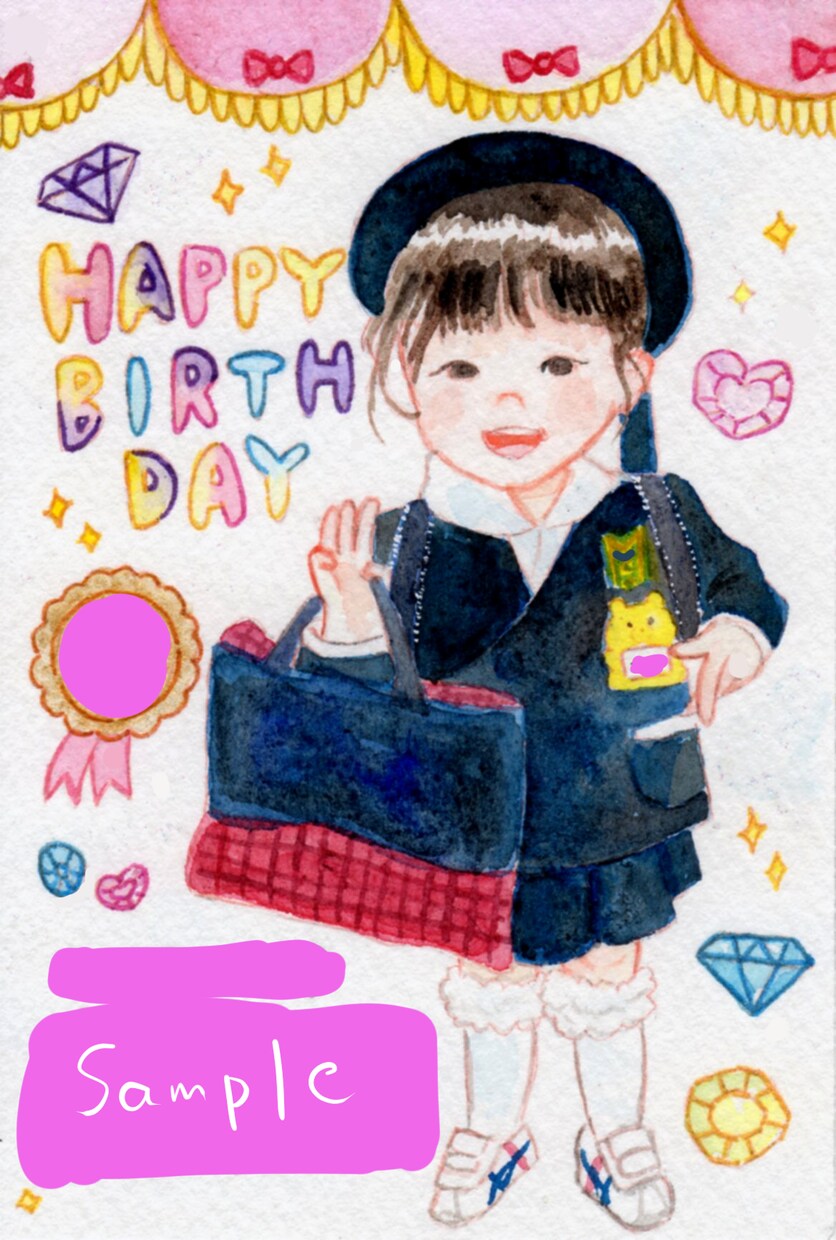 しっかりコース/ほのぼのタッチの似顔絵描きます 誕生日などの記念やプレゼントに。 イメージ2