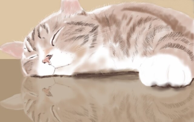ペットの写真をもとにリアルなイラスト描きます プレゼントや、スマホの待ち受け、アイコンにお使いいただけます イメージ4