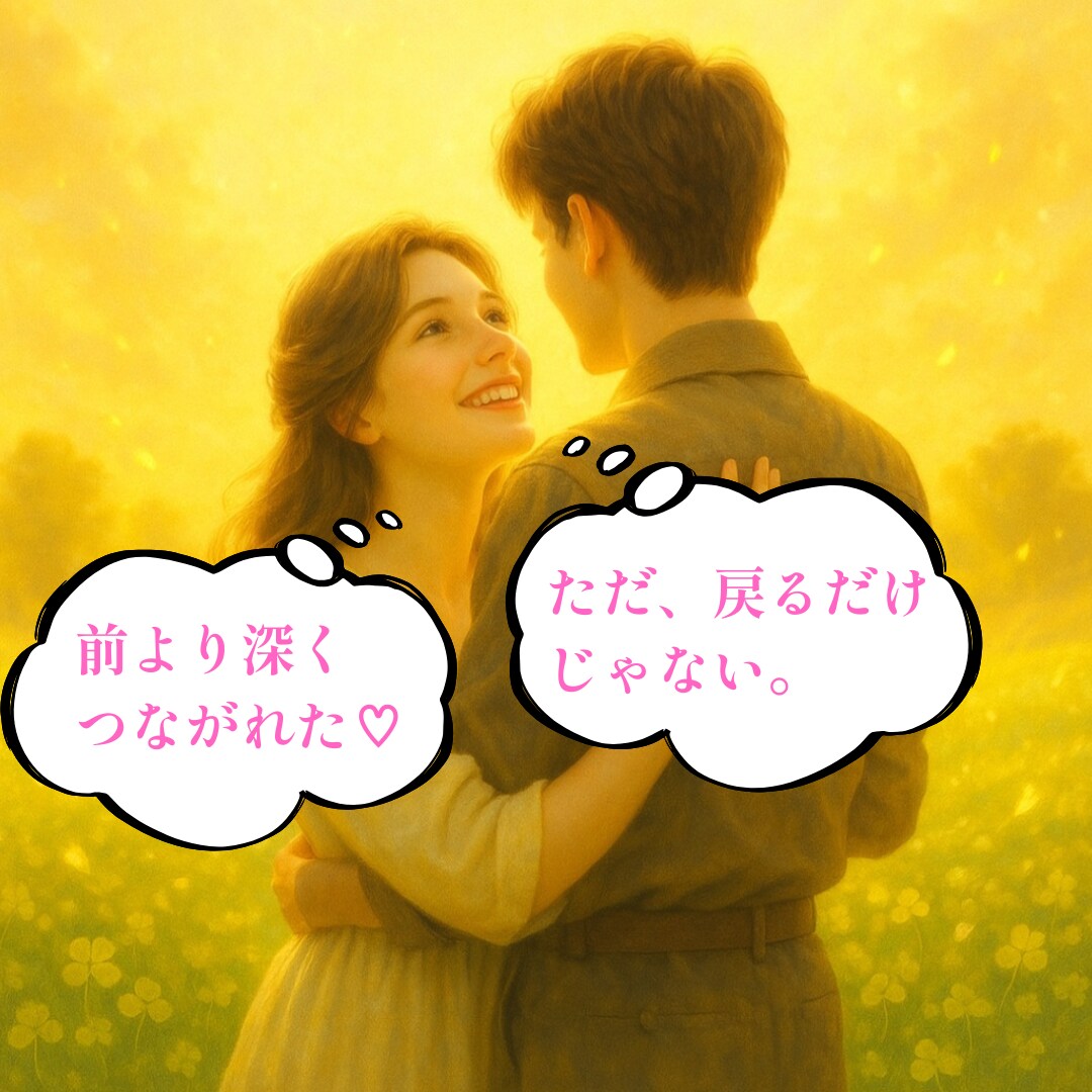 霊感タロット鑑定！ぎゅっと固く！縁を結びなおします 本気のあなたのためだけの復縁成就の恋愛作戦会議をしませんか？ イメージ10