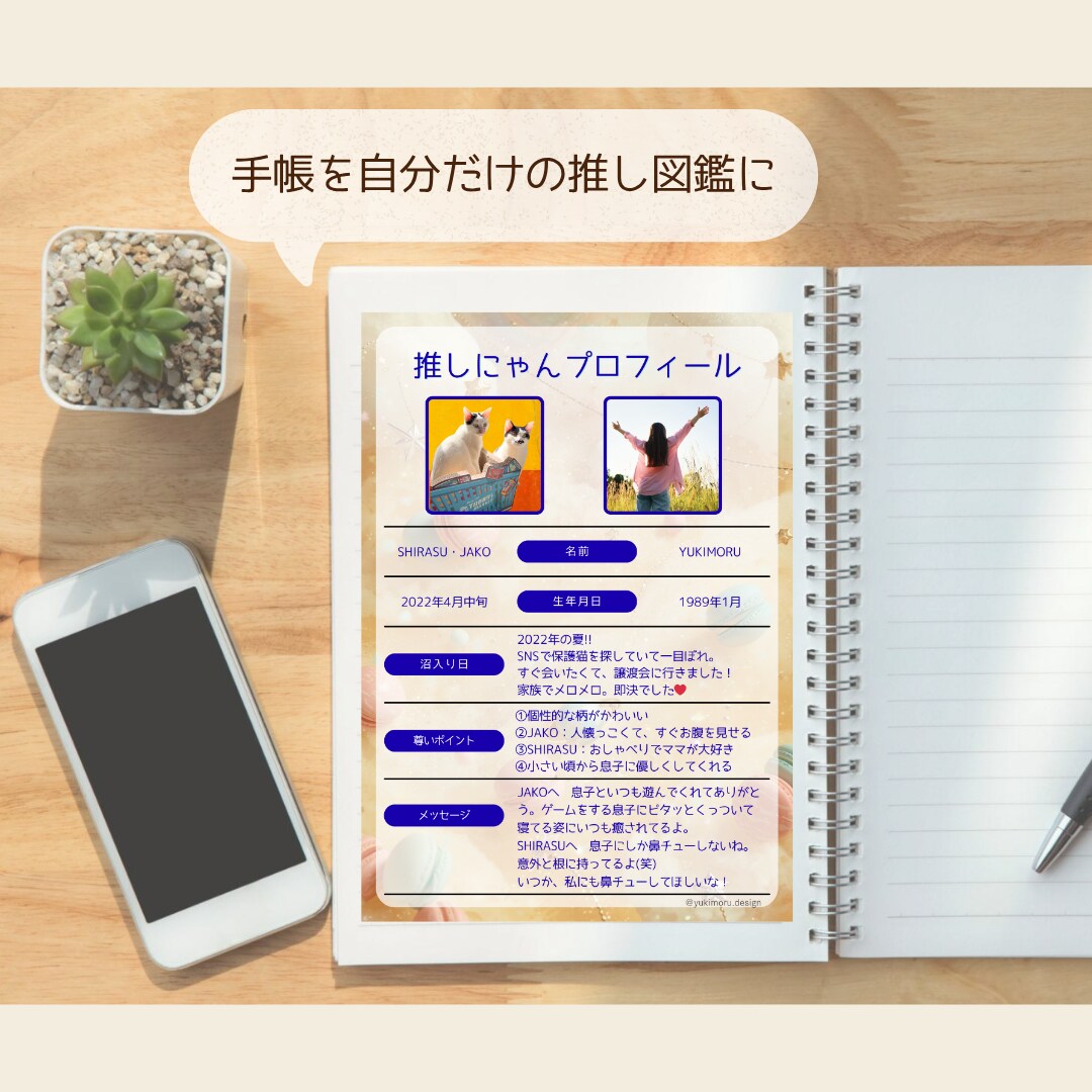 推しプロフィール一緒に作ります 丸投げOK♡推しプロフィール作成します｜理想を形に イメージ3