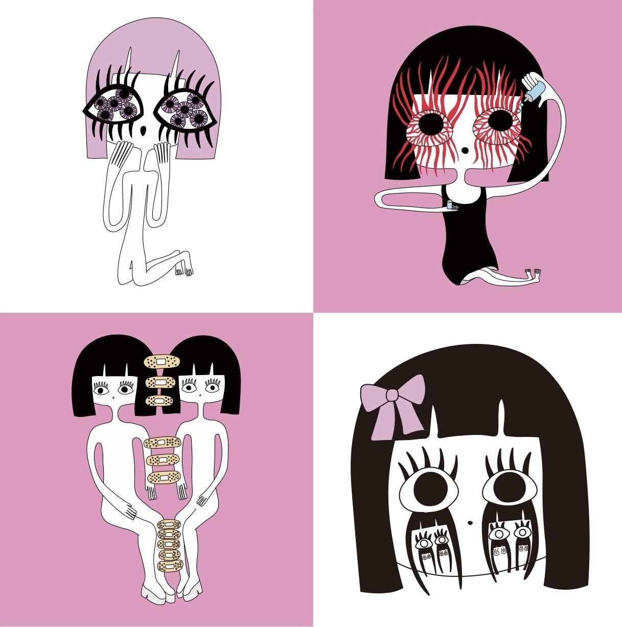 女の子のイラスト描きます ピンク色の絵ならまかせてください！ イメージ2