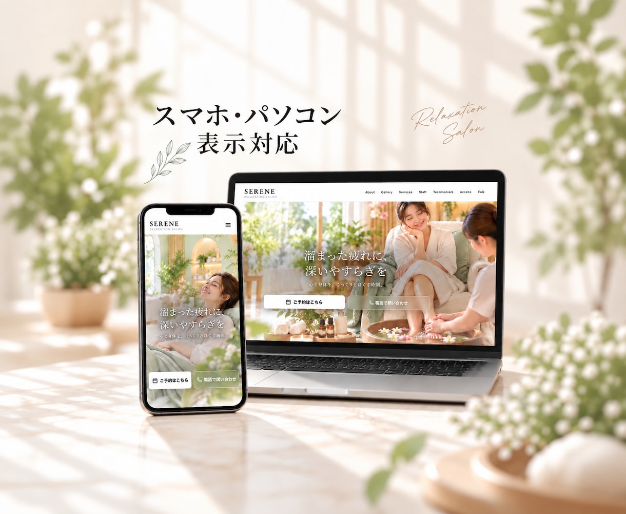 40業種から選べるHPテンプレートを販売します 画像と文章を差し替えるだけで公開できる買い切り型ホームページ イメージ2
