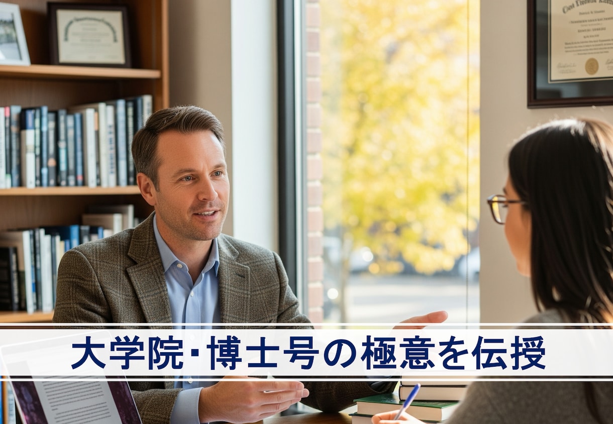 全力支援｜現役教授が大学院・博士号の極意教えます ⭐️【脱・失敗】現役教授が学部とは異なる重要点をご紹介⭐️ イメージ1