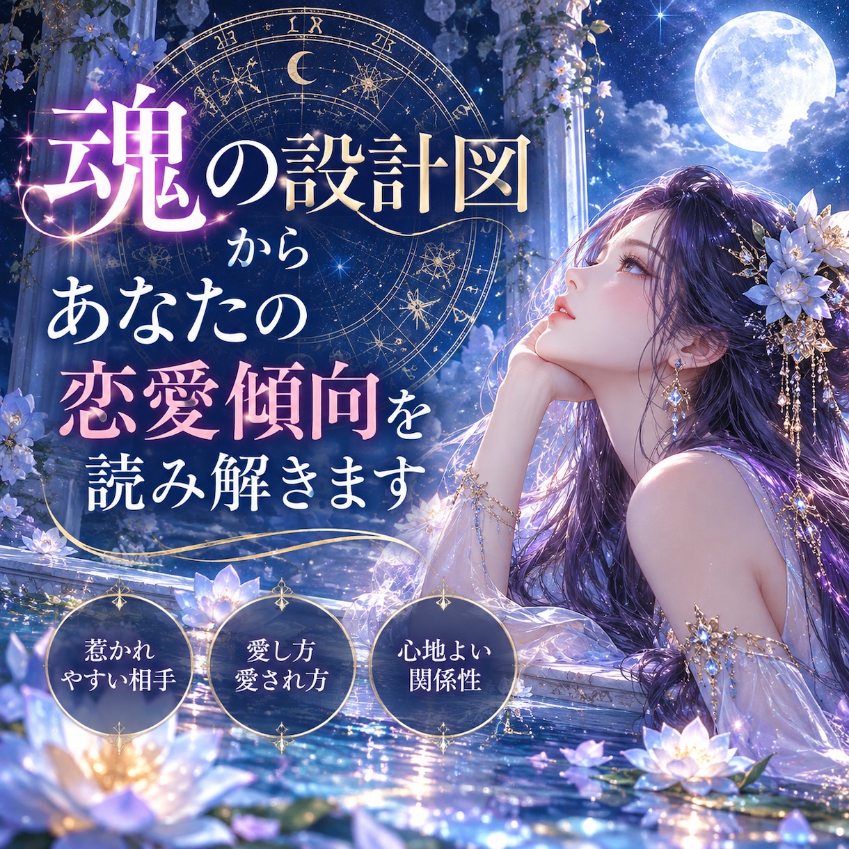 魂の設計図からあなたの恋愛傾向を読み解きます あなたに合う恋愛・相手・愛し方を紐解きます イメージ1