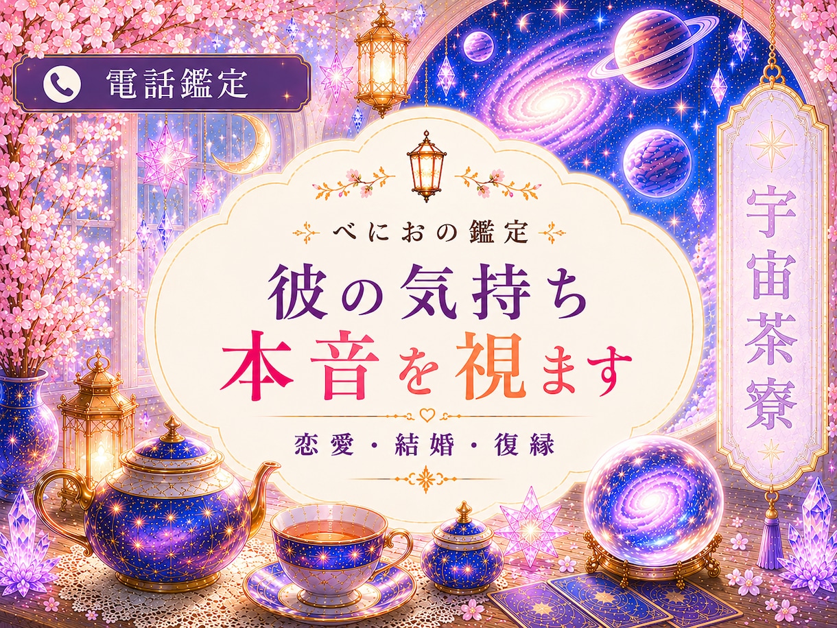 彼の気持ち本音を視ます 恋愛・結婚・復縁を鑑定いたします♡ イメージ1