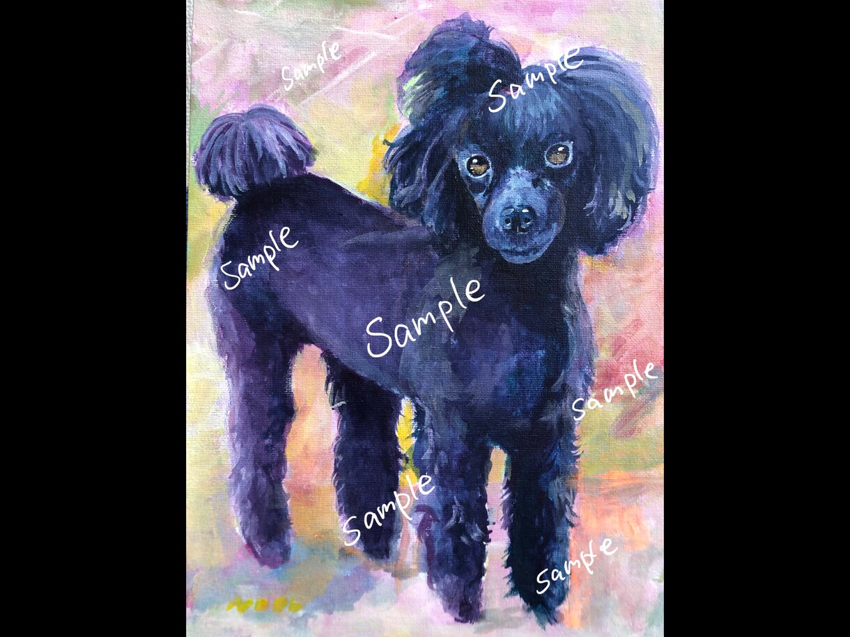 ペットの絵を描きます 愛犬の絵を部屋に飾りませんか？ ギフトにもオススメです イメージ5