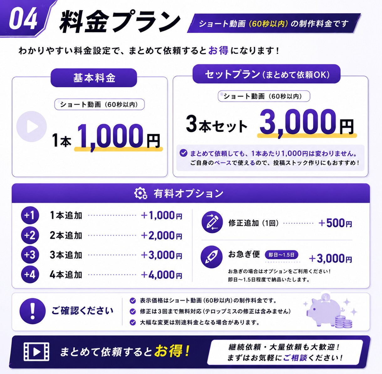 おまかせでもOK！配信の切り抜き作ります まるごとおすすめでも金額変わらない安定のセット商品！ イメージ4
