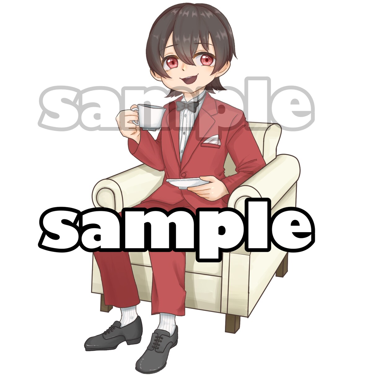 可愛くて目をひくようなイラスト描きます Vtuber、ゲーム実況者、配信者の顔となる立ち絵に！ イメージ8