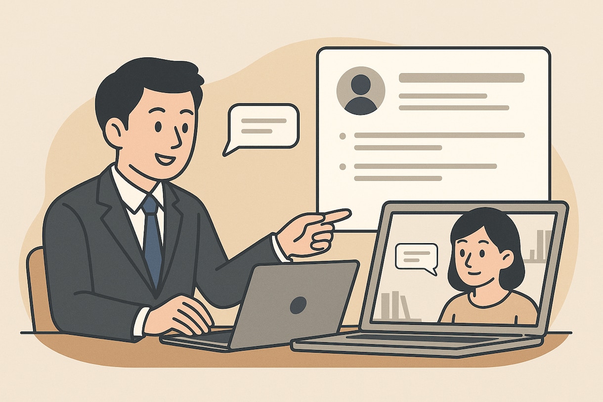話してるだけで“整った職務経歴書”ができます “納得できる言葉”に整う！迷子キャリア棚卸し＆職務経歴書作成 イメージ1