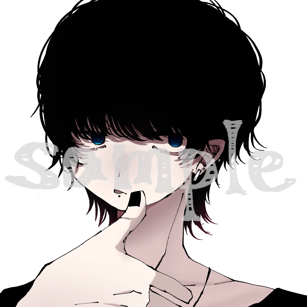 SNS用アイコン描きます シンプルだけど映えるあなただけのイラストを提供いたします イメージ4