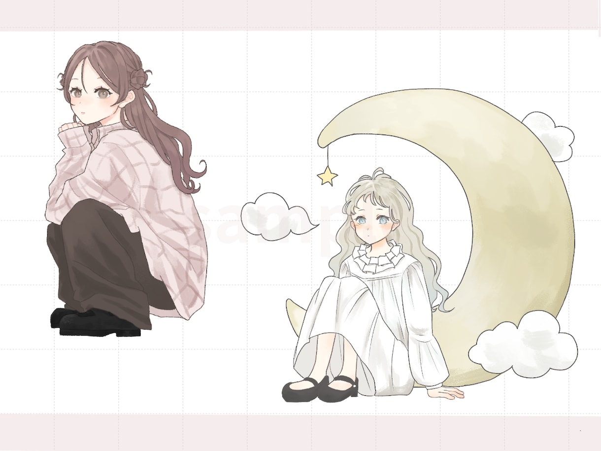 暖かみのあるイラストを制作します SNSアイコン、MV、サムネ等をお描きいたします！ イメージ5