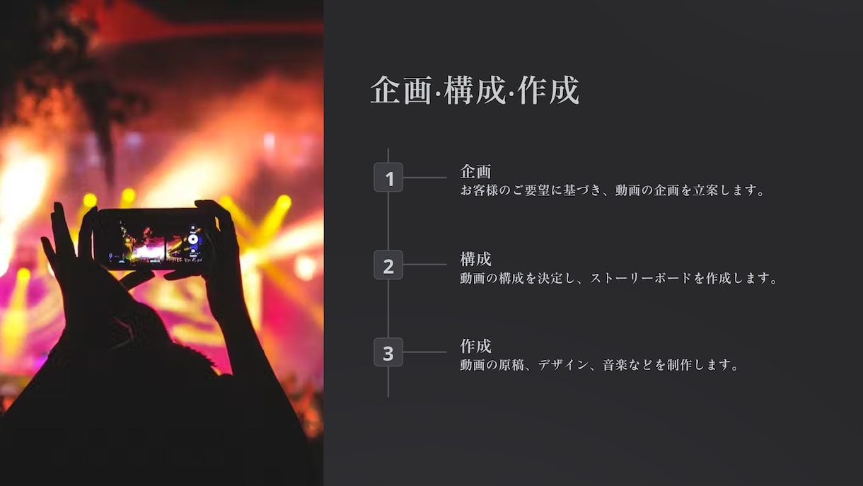 SNSの動画制作「企業PR・お店PR」します 動画視聴効果で集客に繋がる動画制作を行なっております。 イメージ6