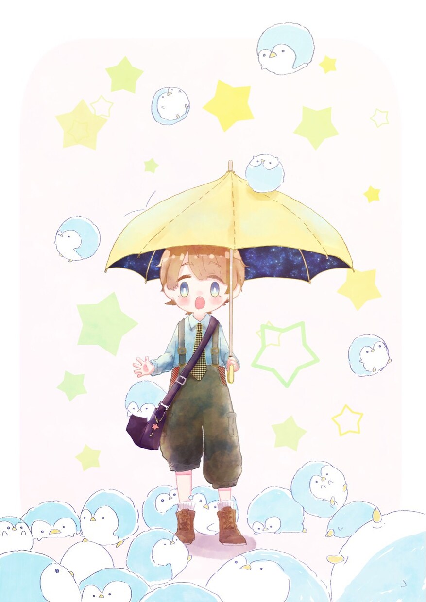 イラスト、アイコン描きます 癒されるようなふわっとした柔らかい感じ イメージ1