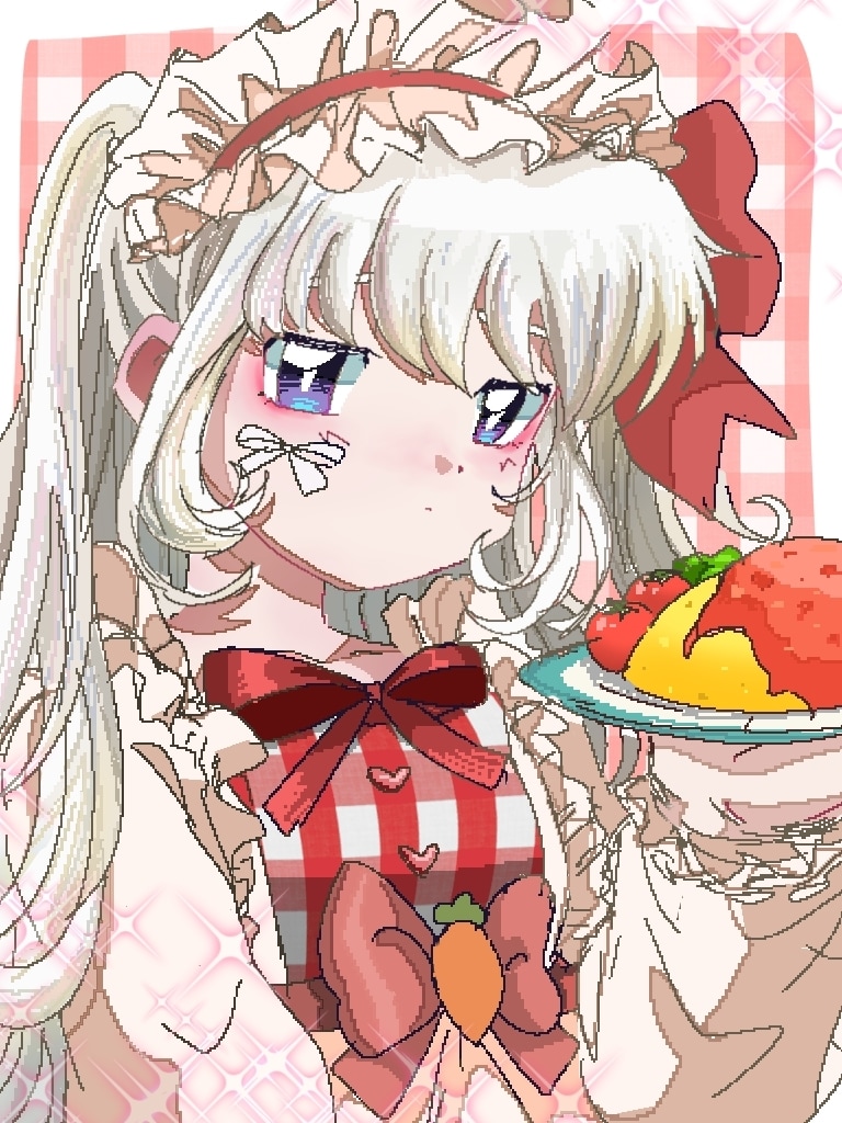 レトロで可愛い1枚絵を描きます SNSアイコンから立ち絵、1枚絵なんでも描きます イメージ2