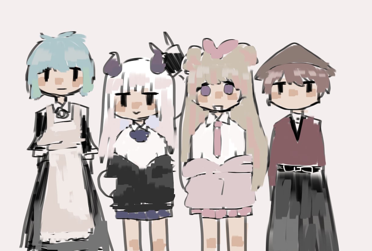 クセになるイラスト描きます ちょっと不思議な絵柄のイラストや可愛い女の子まで イメージ4