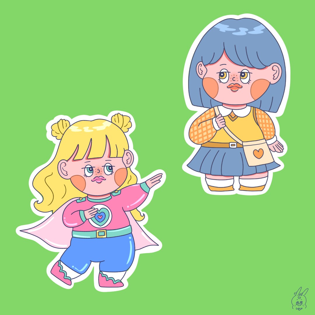 ファンシーポップな挿絵/カットイラスト描きます ご利用用途にあったポップでかわいいイラストを制作します。 イメージ3