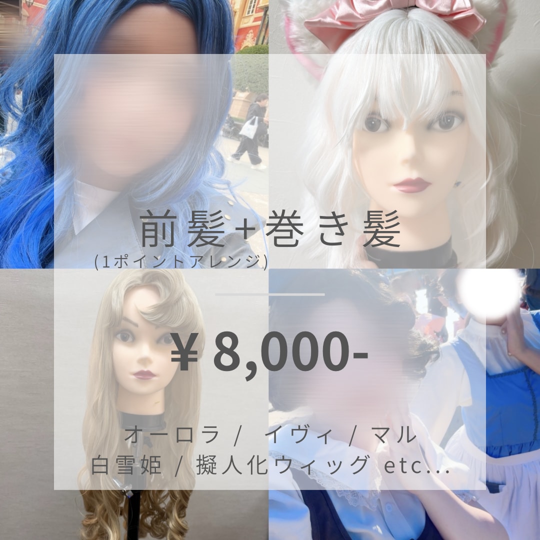 コスプレ オーダー ウィッグ制作致します Dハロ仮装に使用できるウィッグを制作致します。 イメージ2