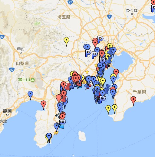 三浦・湘南・真鶴・東伊豆　ポイントマップ　＋解説 イメージ1