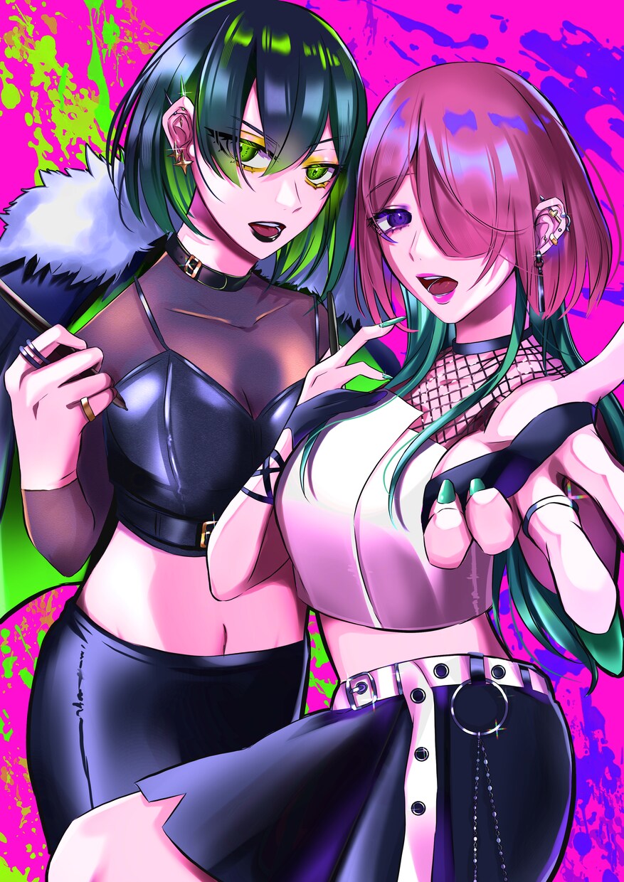 YoutubeサムネやSNS記念イラスト描きます コントラスト彩度高めで目を引く個性的なイラストが得意です！ イメージ4