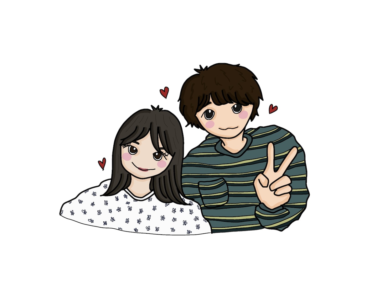 結婚式のウェルカムボードを作成します 温かい雰囲気のイラストを描きます‎^_^ イメージ3