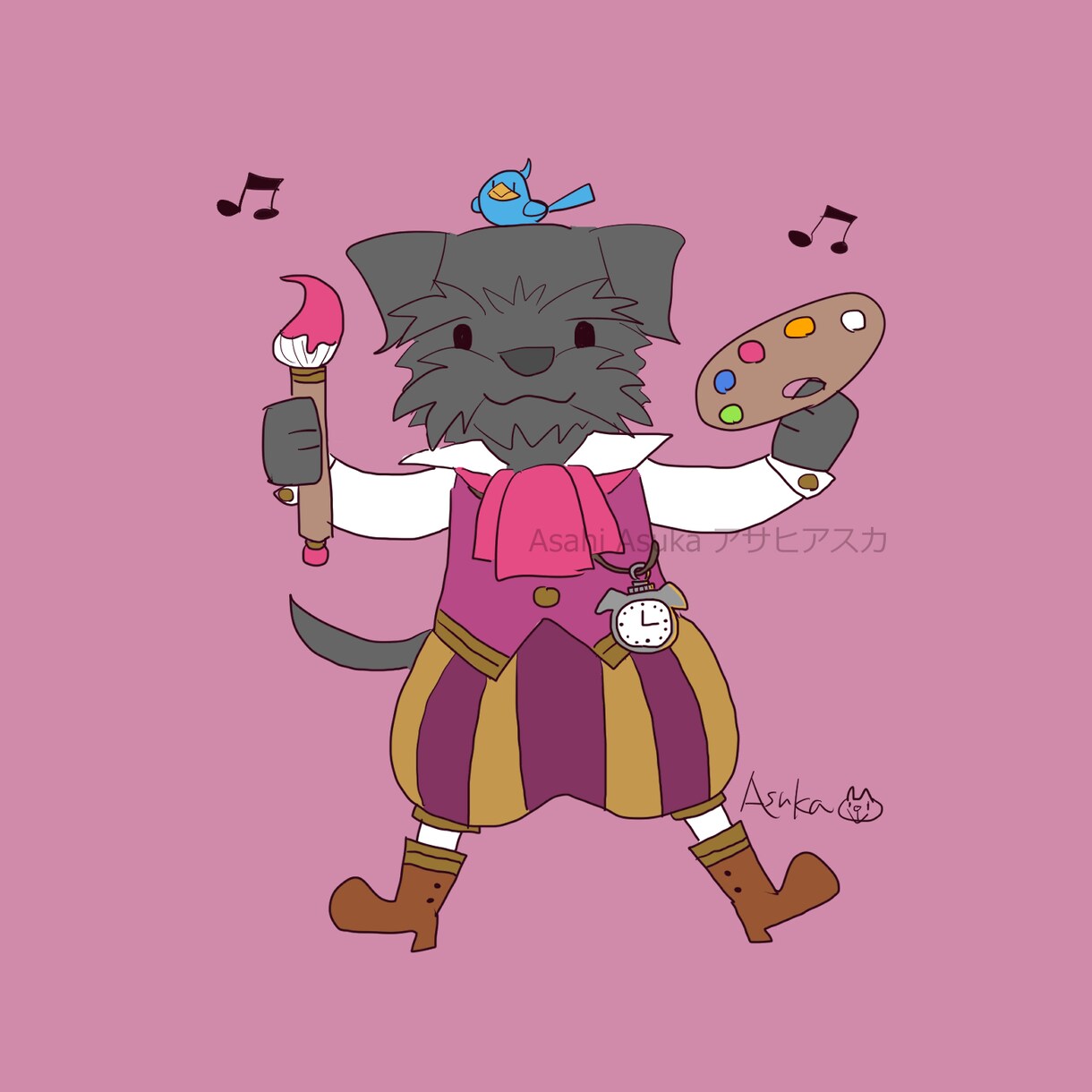 シンプルで可愛いイラスト描きます 犬猫や動物のイラストが得意です！ イメージ2