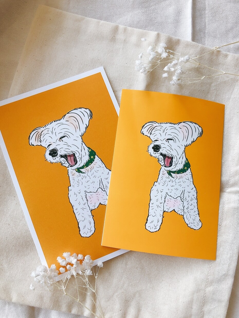 ペットのイラスト描きます 世界に一つのイラストが作れる！【コンビニで簡単印刷可能！】 イメージ2