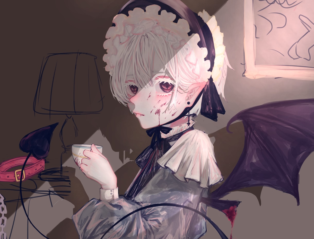 一次創作の夢絵を受け付けています 夢絵、コテキャラ、夢主描きます。 イメージ2