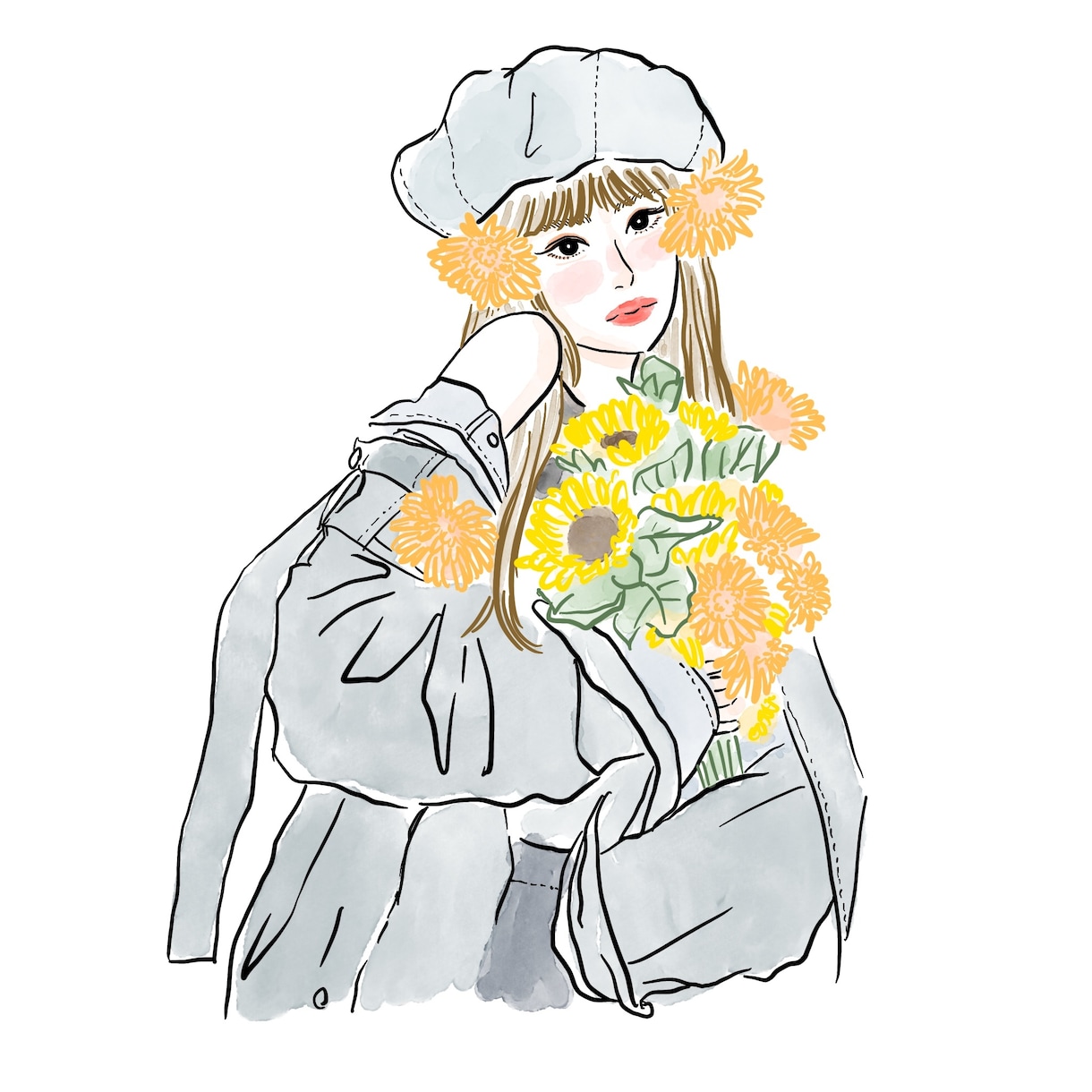 POPな似顔絵イラスト描きます SNSのアイコンやプレゼントにおすすめです！ イメージ3
