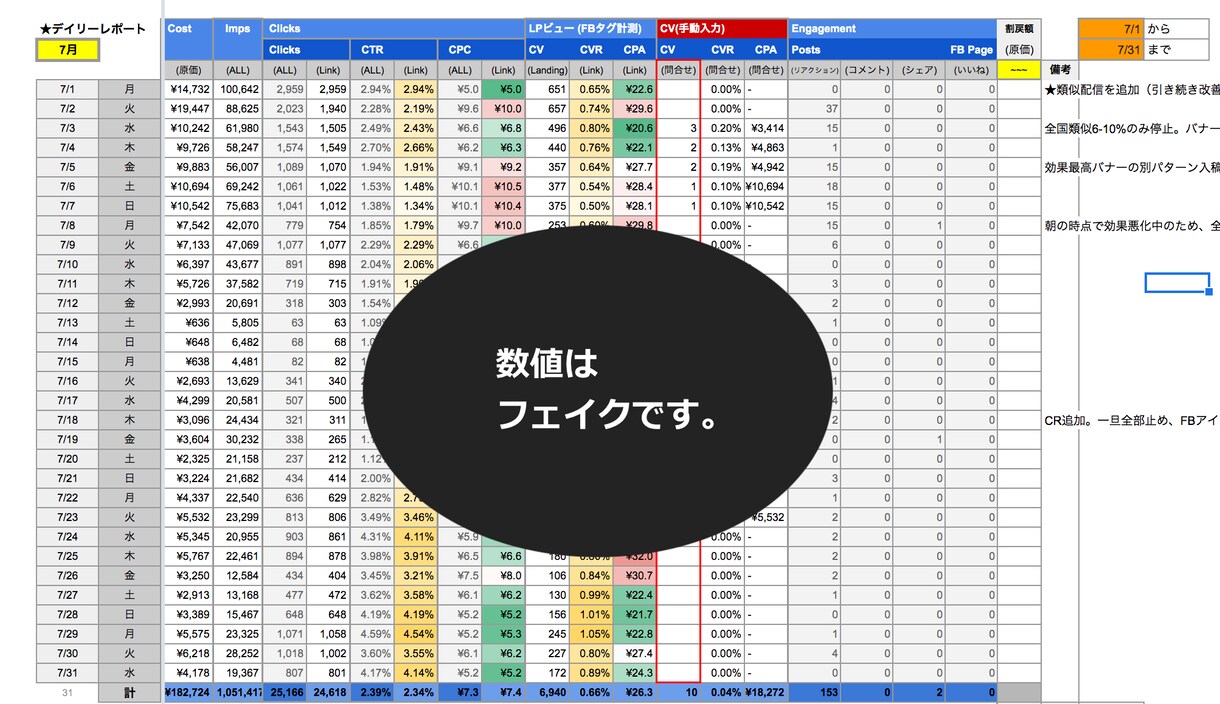 プロのコンサルタントが便利なエクセル表を作ります 《1シート5,000円〜》提案のプロがあなたの管理をサポート イメージ5
