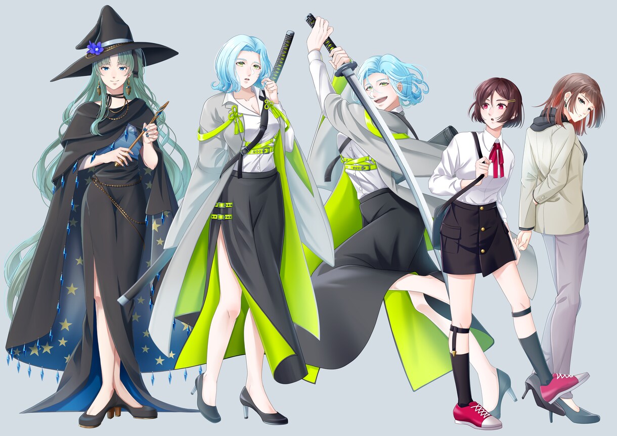様々対応！理想のキャラクターをお仕立ていたします 顔から全身まで、老若男女問わず理想のキャラクターを作成します イメージ3