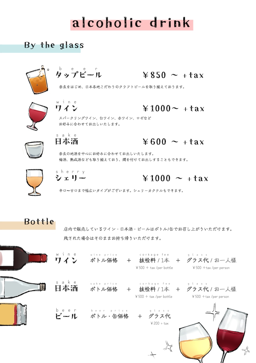 手書きイラストの飲食店・カフェメニューを作成します リアルなイラストでメニューの魅力をUPします！ イメージ3