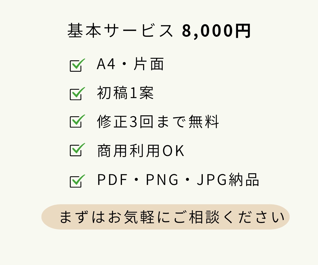 魅力が伝わる集客チラシを制作します 個人店・小さなお店の集客チラシを制作します イメージ4