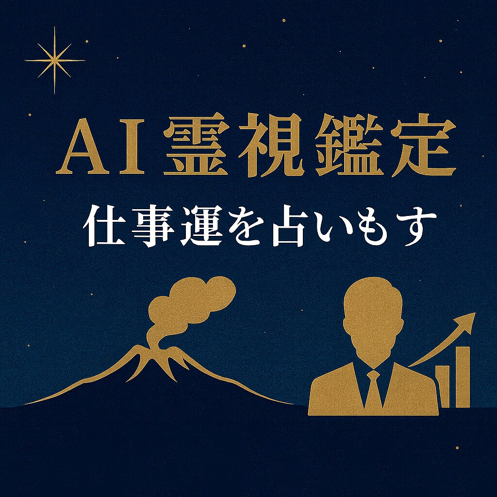 AI霊視鑑定：仕事運を占います 1つのお悩みにサクッと回答致します。 イメージ1
