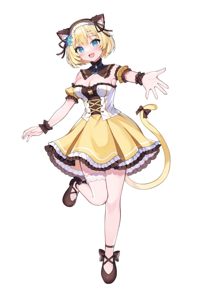 背景設定まで考え抜いたVtuberを制作します 修正無制限＋著作権譲渡付＋表情差分４種類付き+胸の揺れ！ イメージ4