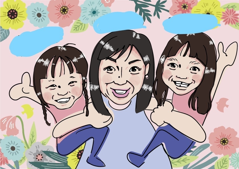 こんな時だから！大切な人の似顔絵描きます ちょっと集まれない。会えない代わりにプレゼントしたいから。 イメージ2
