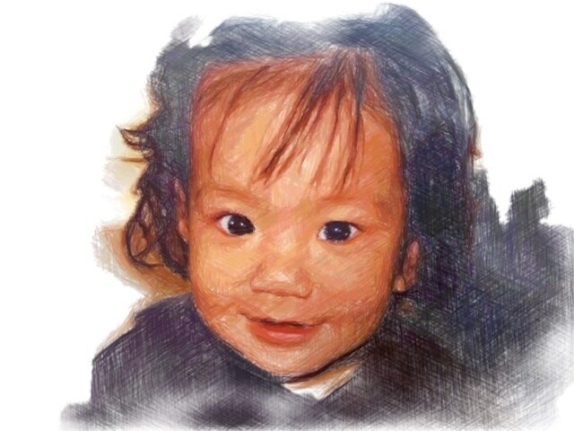 写真を絵画風に加工します ペットや子供の写真などを絵画のように飾りましょう！ イメージ2