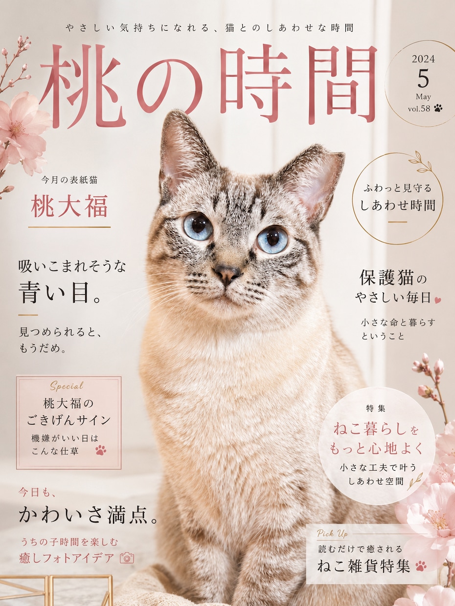 うちの子、雑誌デビューします ペット写真を表紙みたいな一枚に イメージ1