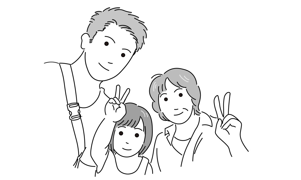 ラフ作成無料！注文簡単！写真を基にイラスト描きます 思い出をおしゃれな線画イラストで保存しませんか？ イメージ9