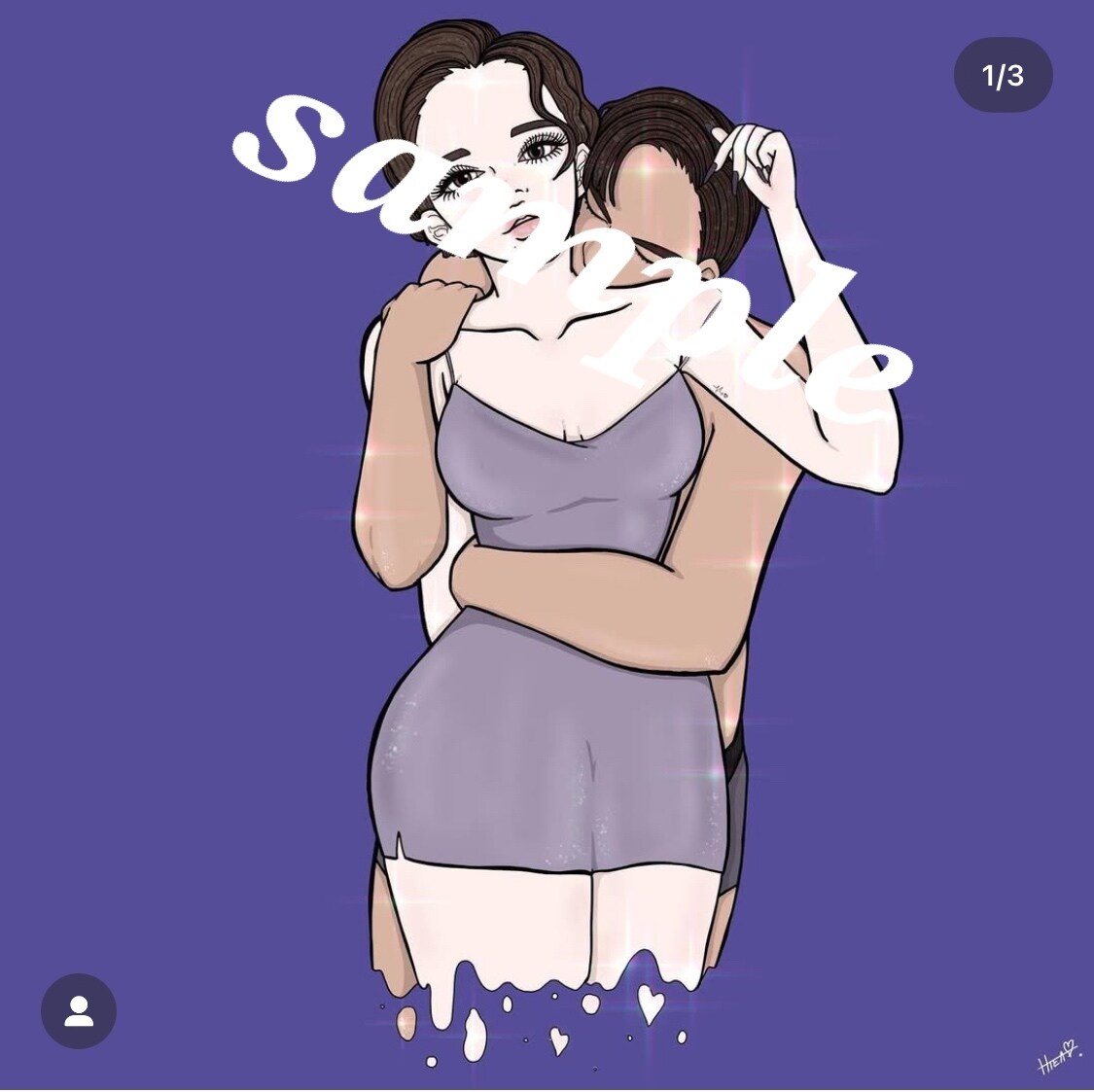KAWAII♡ペアイラスト描きます ご友人や恋人同士の幸せイラスト描かせてください♡ イメージ5