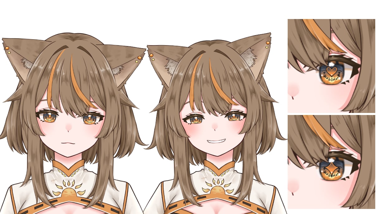 あなた好みのVtuberモデル作成します パーツ分けイラストのみ/モデリングのみでもOK！ イメージ3