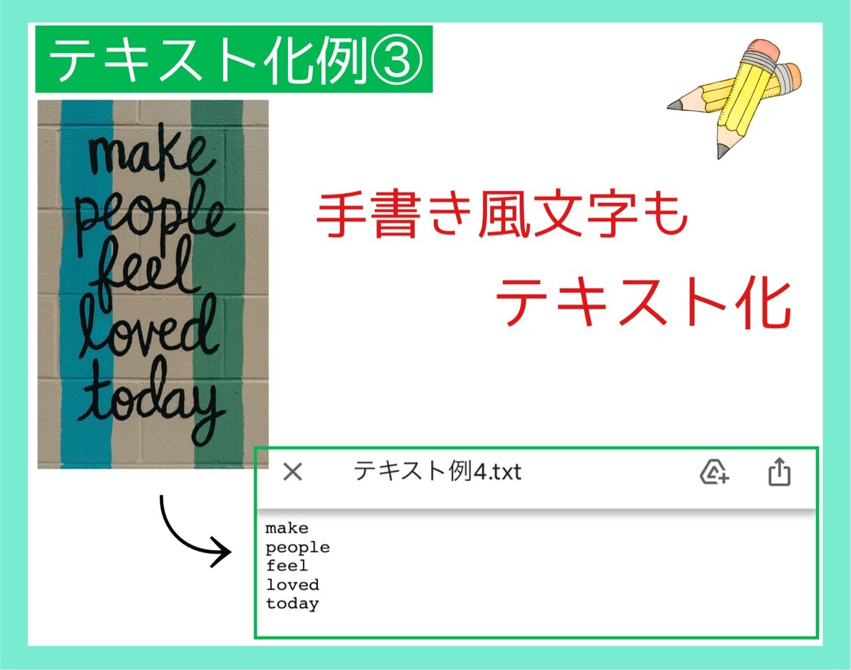 2文字1円！画像、写真の文字をテキスト化します 日本語、中国語、手書きもOK！PDF、資料、画像の文字起こし イメージ5