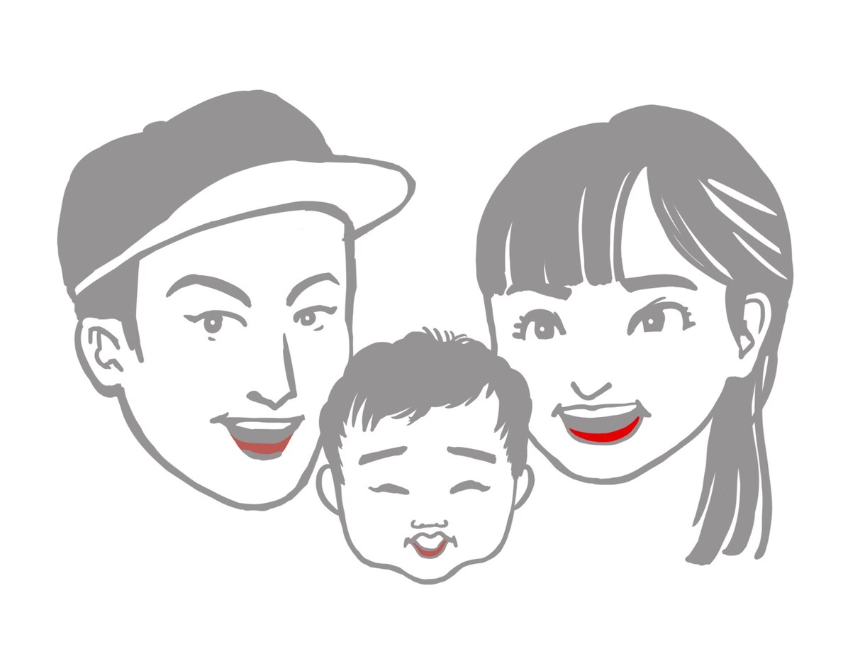 似顔絵を制作します 思い出に。プレゼントに。家族、夫婦、恋人、友達 イメージ7