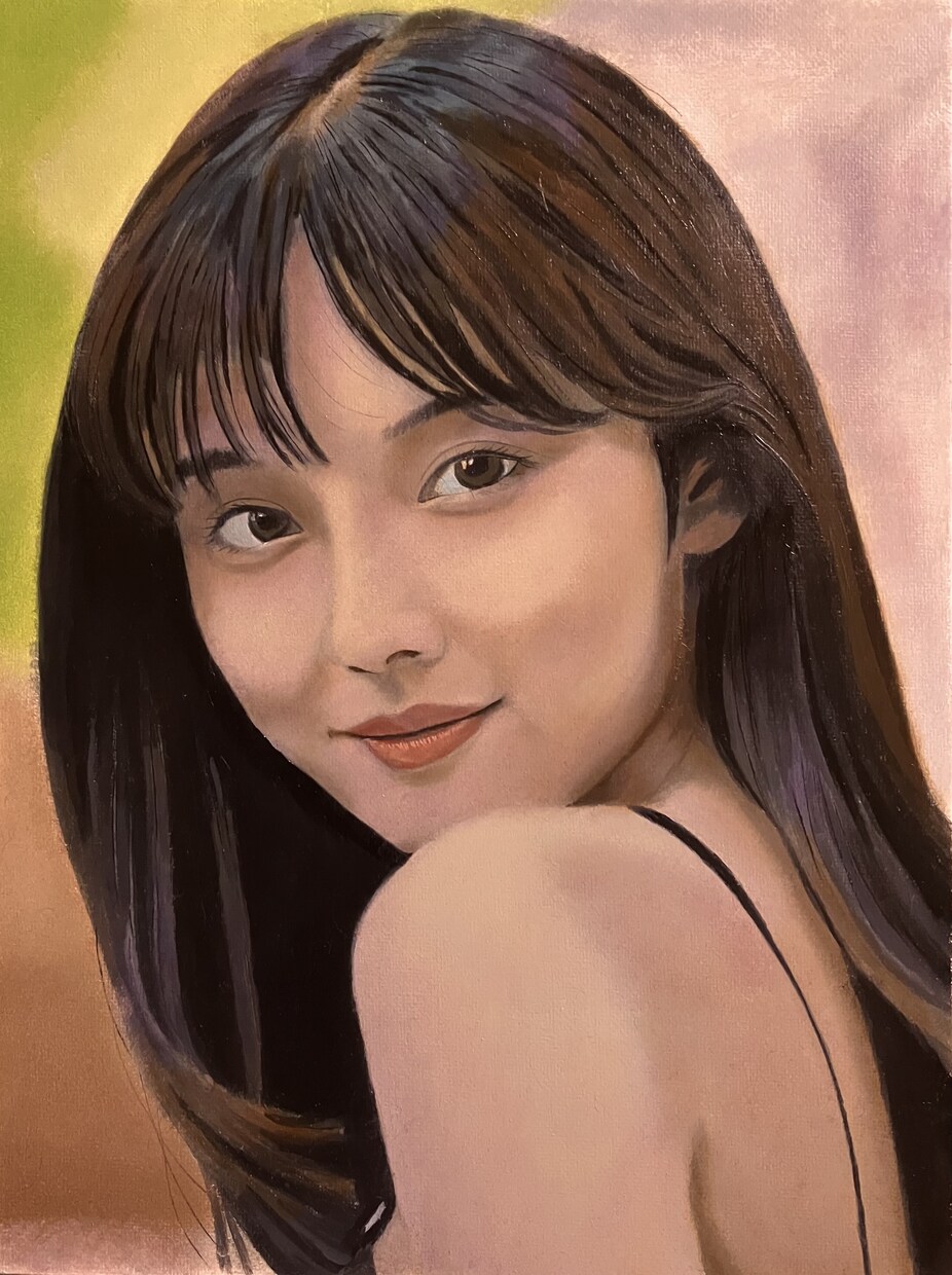 油絵で似顔絵、肖像画を描きます リアルな似顔絵、肖像画を描きます イメージ5