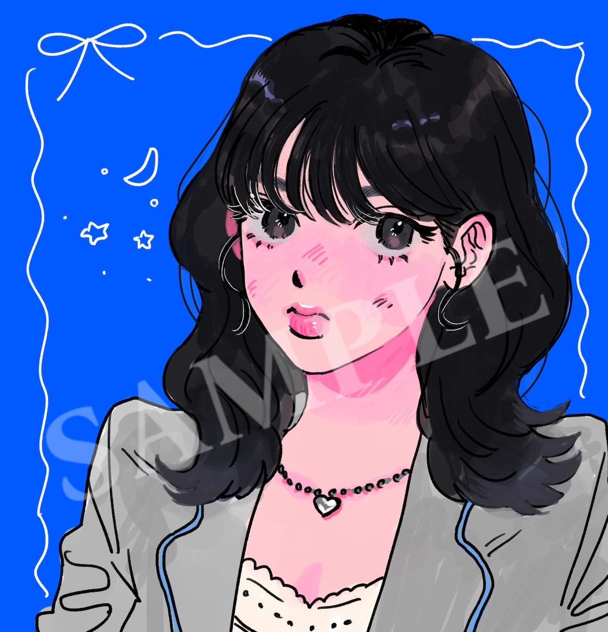 韓国っぽイラスト/SNSアイコン描きます アイコン・サムネ・似顔絵プレゼント・挿絵などに！ イメージ8